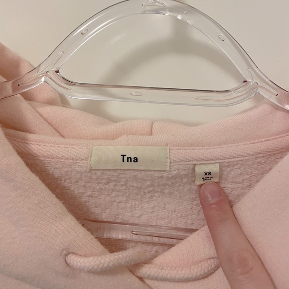 TNA - Oversized street style pink sweatshirt - Picture 3 of 4